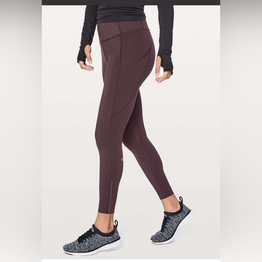 Lululemon Fast & Free 7/8 Tight II *Nulux 25" sz 8